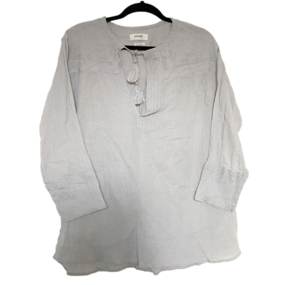 TNA Golden Carmelina Boho Peasant Tunic - Picture 1 of 6